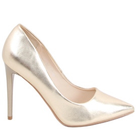 Décolleté con tacco Eva Gold d'oro