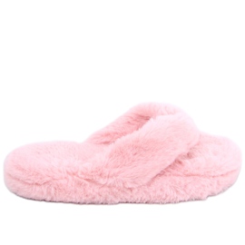 Pantofole in pelliccia Bunny Pink rosa
