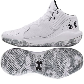 Scarpe da basket Under Armour Jet 21 3024260 103 bianco bianco