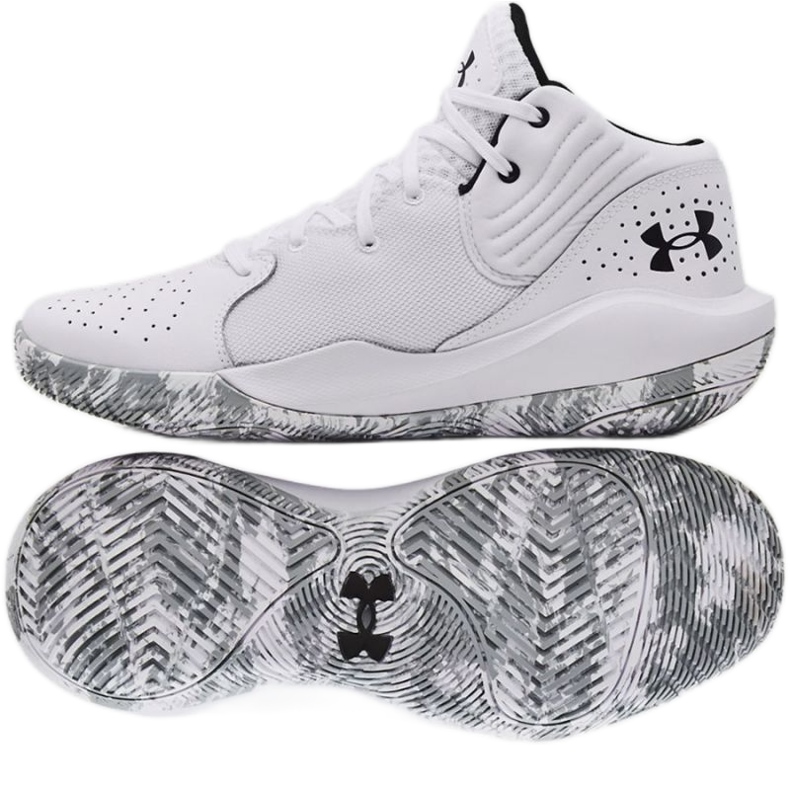 Scarpe da basket Under Armour Jet 21 3024260 103 bianca bianca
