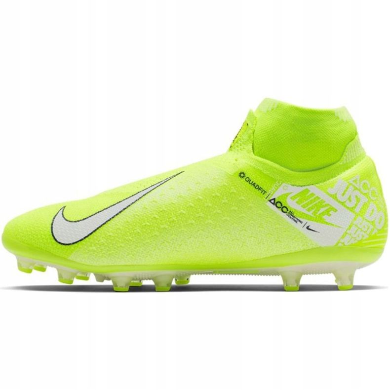 Nike Phantom Vsn Elite Df Ag Pro M AO3261-717 scarpe da calcio giallo