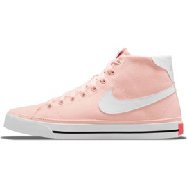 Nike Court Legacy Mid Canvas W DD0161 800 scarpe rosa