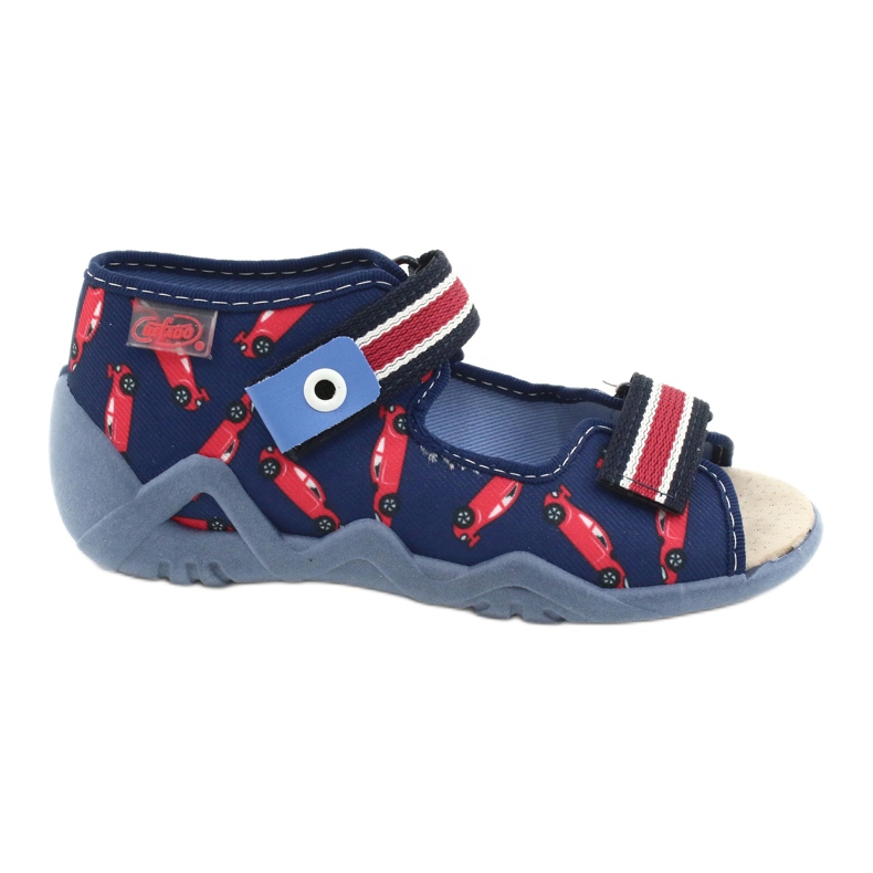 Scarpe per bambini Befado gialle 350P018 rosso blu navy