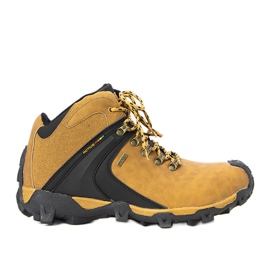 Scarpe sportive da uomo isolate cammello Barry giallo