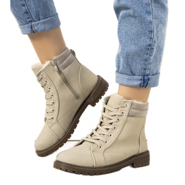 Stivali isolanti grigi da donna Lamy beige grigio