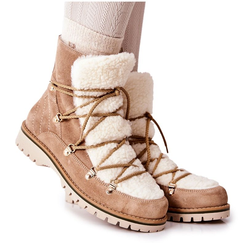 Stivali caldi Trappers Beige Jiliana