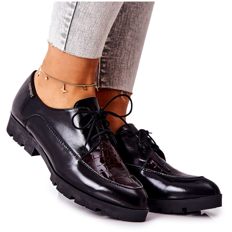 Scarpe in pelle Monnari M73/1 Nero multicolore