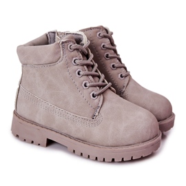 FR1 Stivali Trappers per bambini con cerniera Grey Dexter grigio grigio