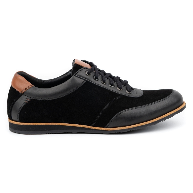 Olivier Scarpe da uomo in pelle 7007KB nere nero