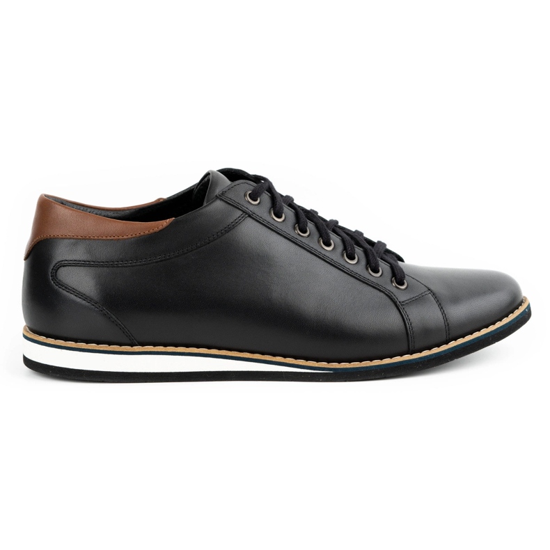 Olivier Scarpe da uomo in pelle 7008KB nere nero