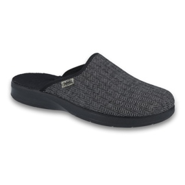 Scarpe da uomo Befado pu 548M024 nero grigio