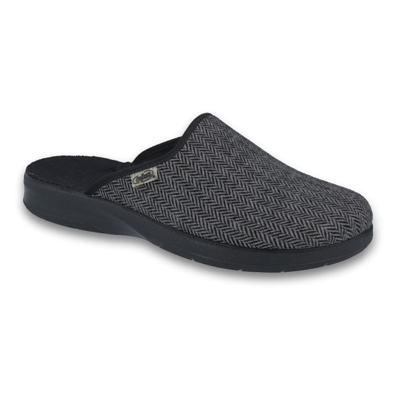 Scarpe da uomo Befado pu 548M024 nero grigio