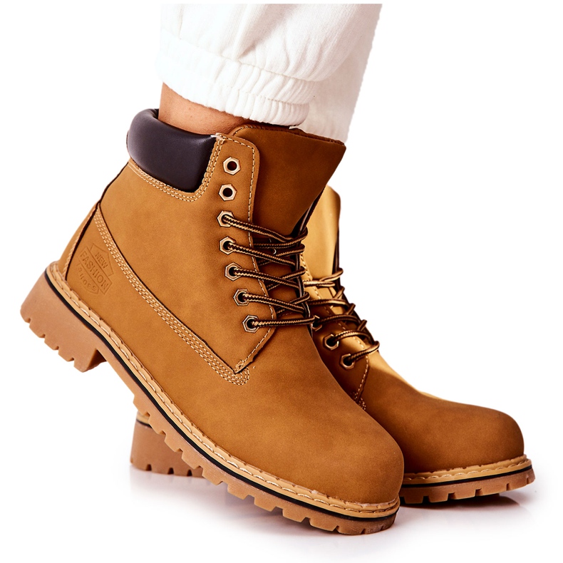 PH1 Trappers da donna Warm Dark Beige Crush giallo