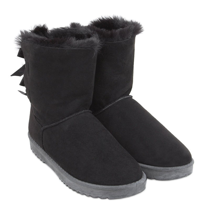 Doposci da donna con fiocchi Tosse Black nero