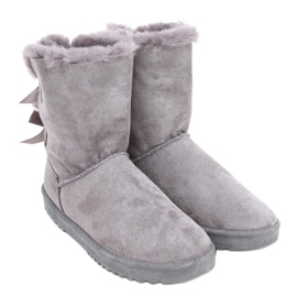 Doposci da donna con fiocchi Tosse Grey grigio