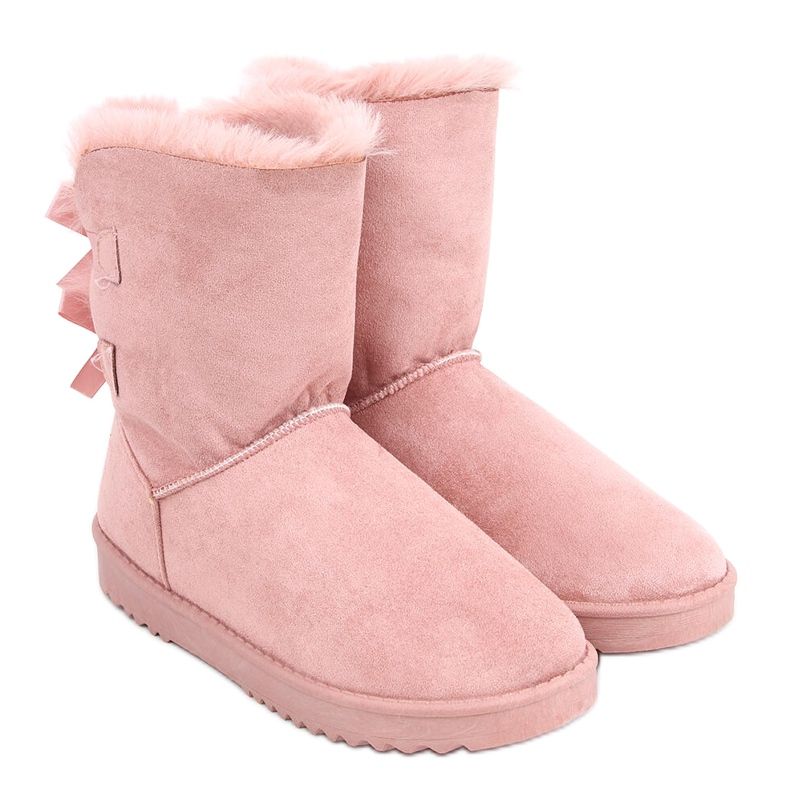 Doposci da donna con fiocchi Tosse Pink rosa