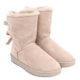 Doposci da donna con fiocchi Tosse Beige