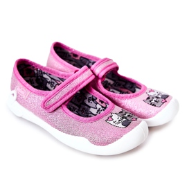 BEFADO S.A. Pantofole Ballerina Befado Gatti 114X465 Rosa