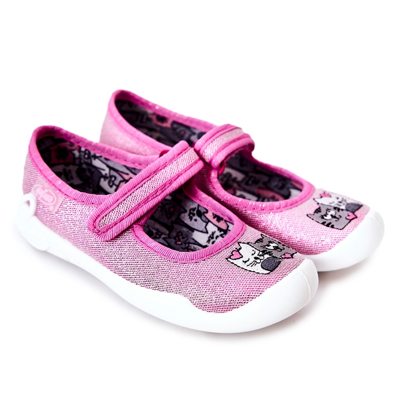 BEFADO S.A. Pantofole Ballerina Befado Gatti 114X465 Rosa