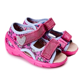 BEFADO S.A. Sandali Befado Con Velcro 065X147 Rosa