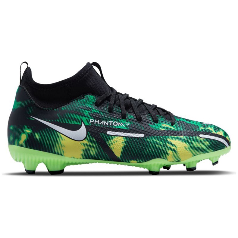 Nike Phantom GT2 Academy Df Sw Mg Jr DM0742-003 scarpe da calcio multicolore verde