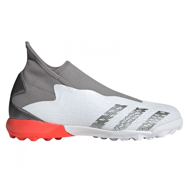 Scarpe da calcio Adidas Predator Freak.3 Ll Tf M FY6298 grigio, bianco grigio