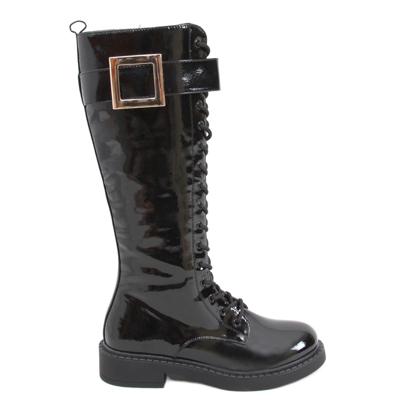 Stivali in vernice Beth BLACK-1 nero