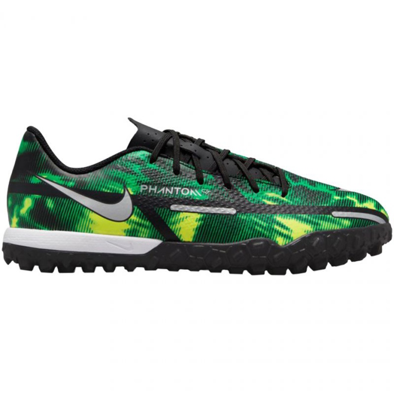 Nike Phantom GT2 Academy Tf Jr DM0739 003 scarpe da calcio multicolore verde