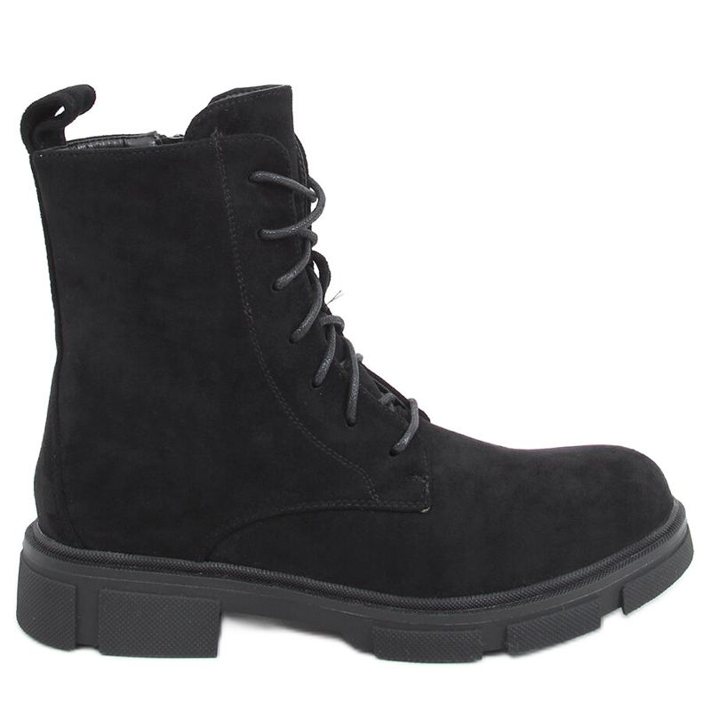 Zoe Black lavoratrici allacciate nero