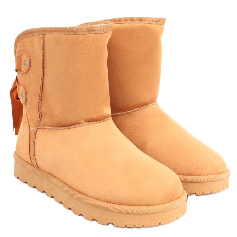 Doposci Emusy con fiocchi Stella Camel marrone