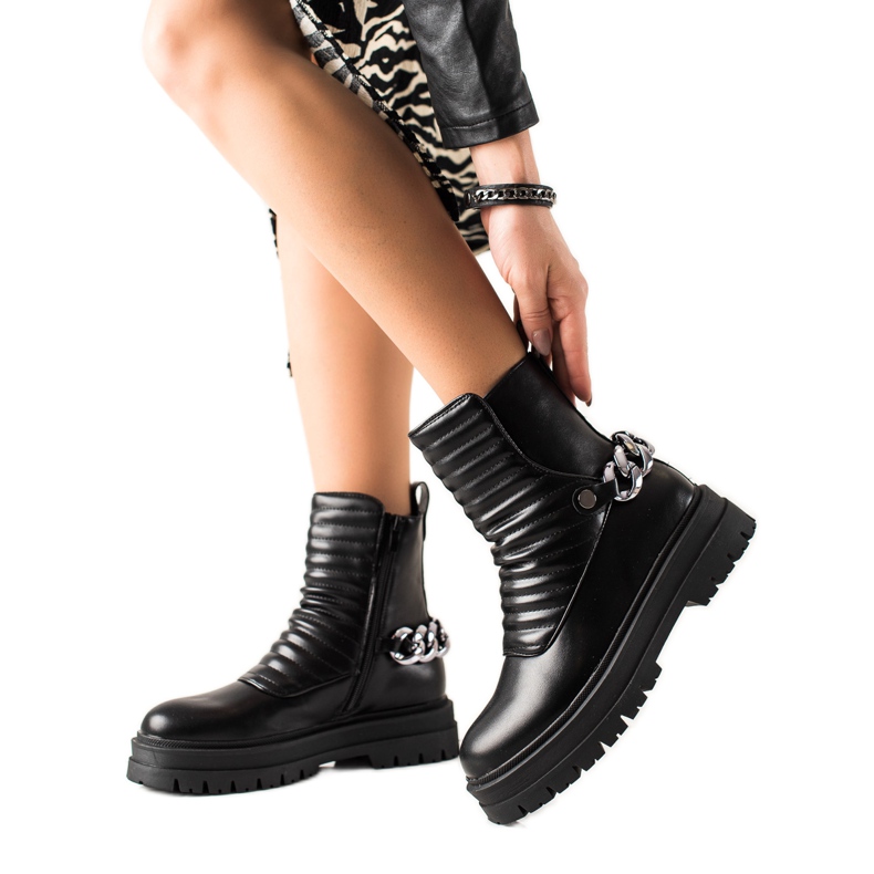 Bona Eleganti borse a catena nero