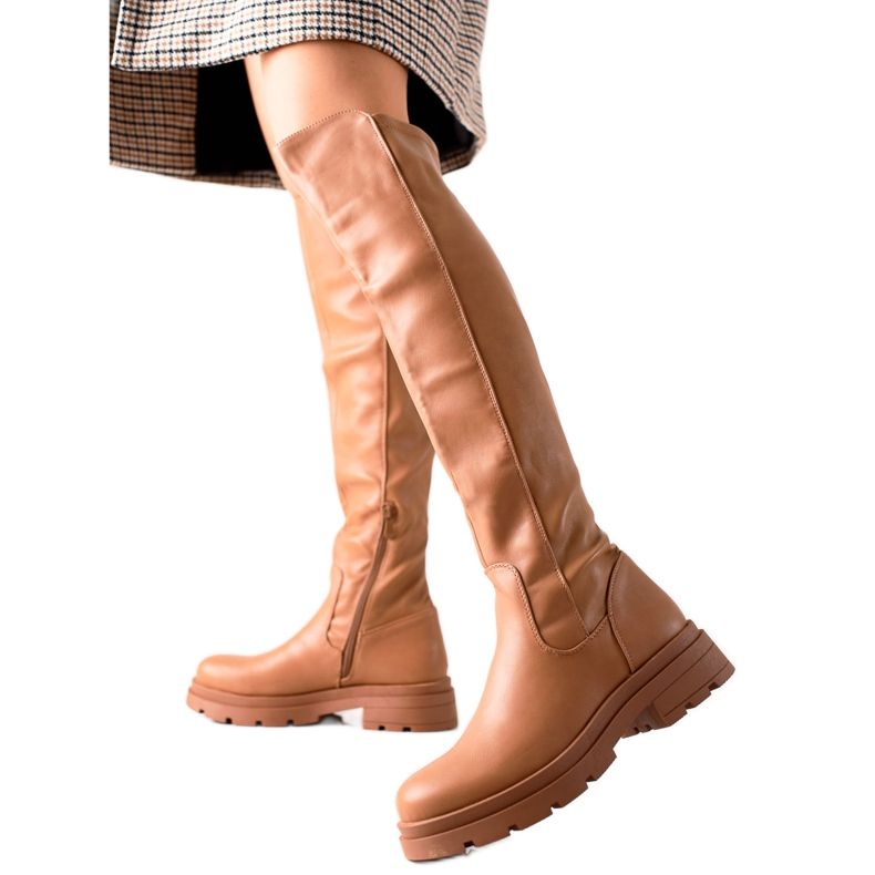 Sixth Sense Stivali di cammello alla moda beige