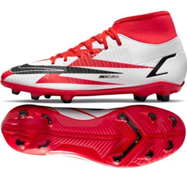 Nike Mercurial Superfly 8 Club CR7 Mg M DB2855-600 scarpe da calcio multicolore arance e rosse