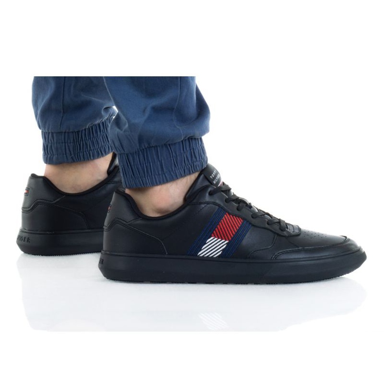Nike Tommy Hilfiger Essential Leather Cupsole Evo M FM0FM03904 nero