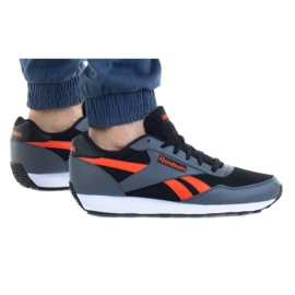 Scarpe Reebok Rewind Run M GX6015 nero blu navy blu arancia grigio