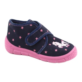 Scarpe per bambini Befado 538P015 blu navy rosa
