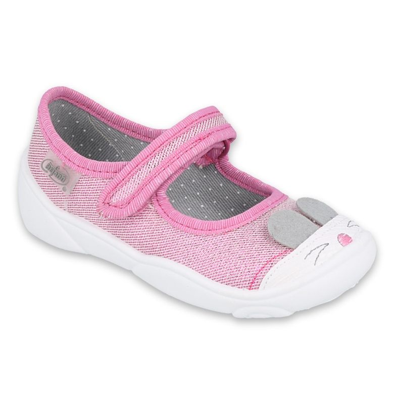 Scarpe per bambini Befado 209P034 rosa d'argento