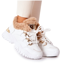 PM1 Scarpe sportive in pelle isolate lucide bianche bianco