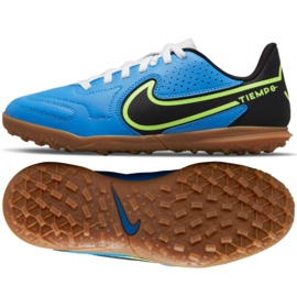 Nike Tiempo Legend 9 Club Tf Jr DA1334 403 scarpe da calcio multicolore blu