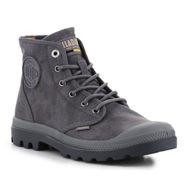 Scarpe Palladium Pampa Hi Wax French Metal 77222-068-M grigio