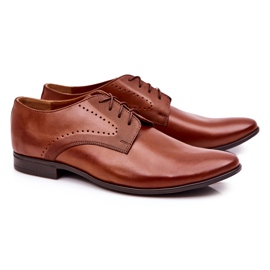 Bednarek Polish Shoes Scarpe Classiche in Pelle Bednarek 802 Marrone