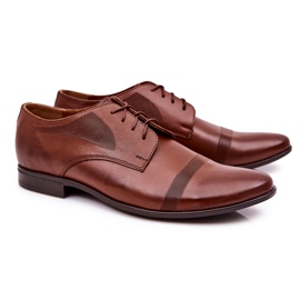 Bednarek Polish Shoes Scarpe in pelle da uomo Bednarek 804 Brown marrone