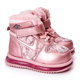 PJ2 Stivali da neve caldi per bambini Pink Shirinell rosa