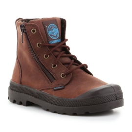 Scarpe Palladium Pampa Hi Lea Gusset 52744-255 marrone