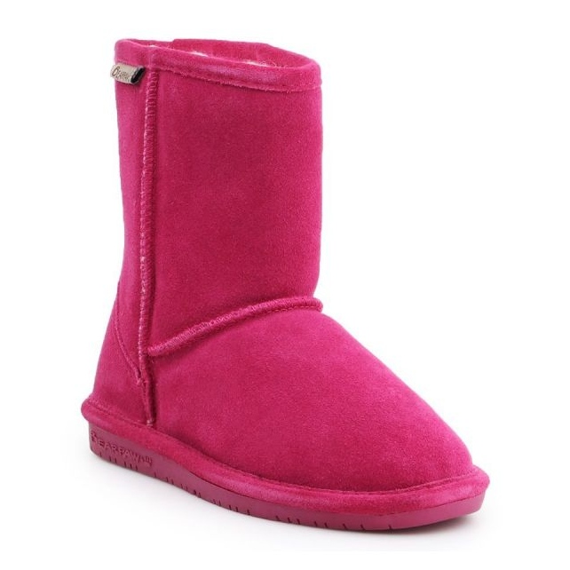 Stivali invernali BearPaw 608Y Pom Berry rosa