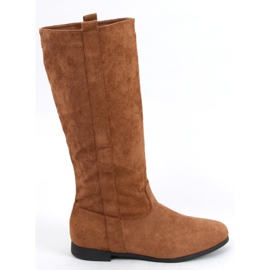Stivali flatty cammello marrone