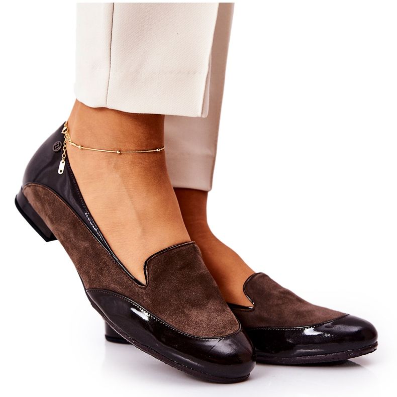 BM Ballerine Monnari in Pelle 0920-017 Marrone