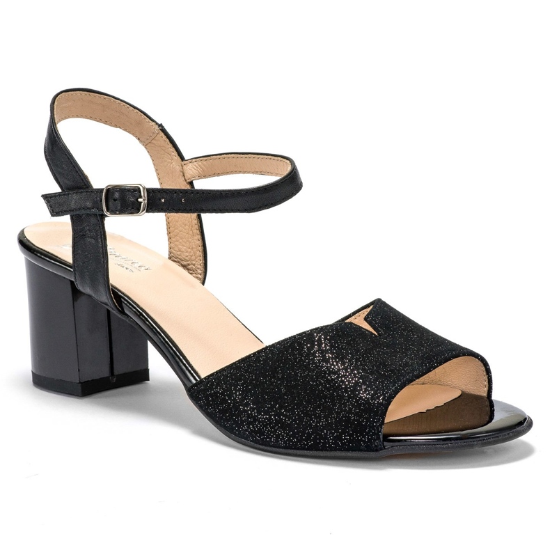 Marco Shoes Sandali neri 0624P in pelle interessante nero