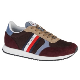 Scarpe Tommy Hilfiger Runner Lo Color Mix FM0FM03815-GR8 marrone