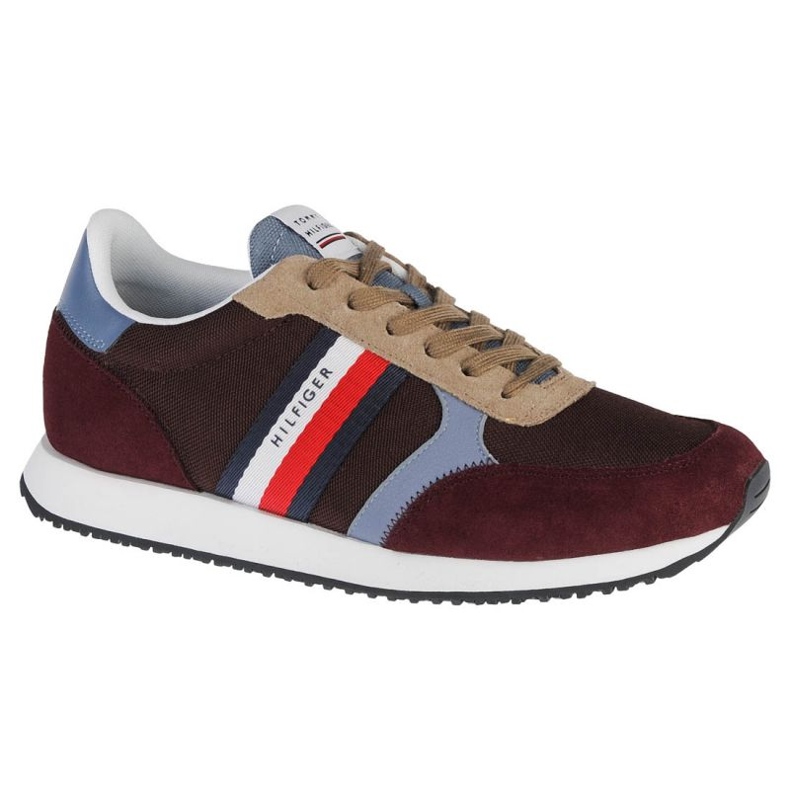 Scarpe Tommy Hilfiger Runner Lo Color Mix FM0FM03815-GR8 marrone